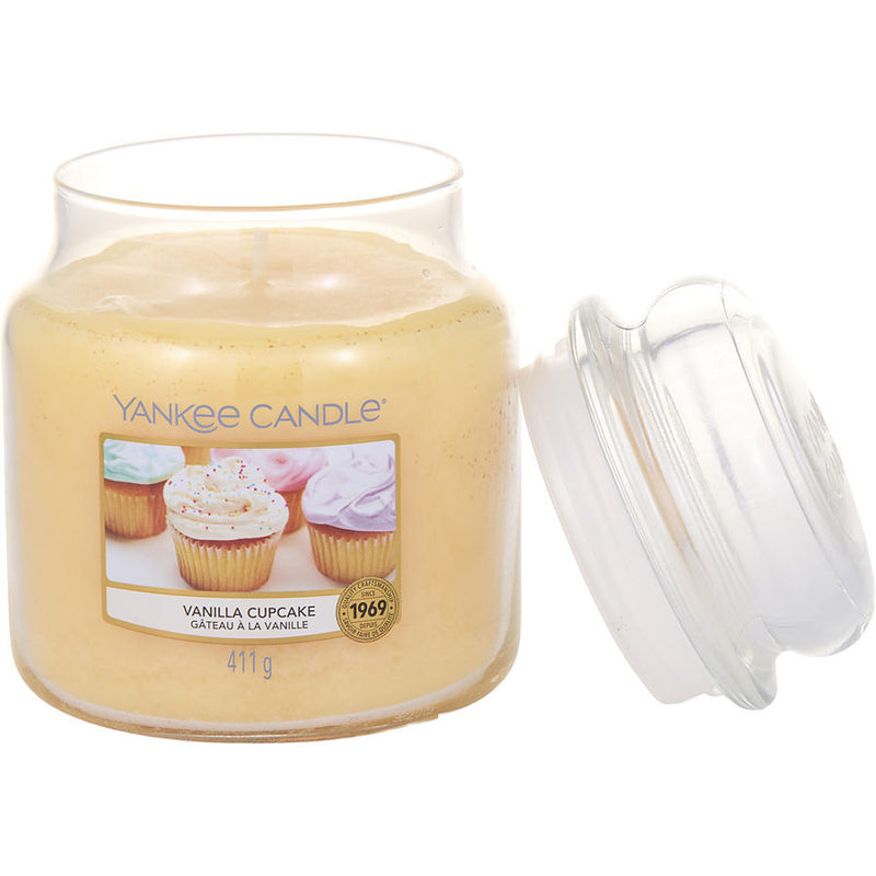 YANKEE CANDLE by Yankee Candle (UNISEX) - VANILLA CUPCAKE SCENTED MEDIUM JAR 14.5 OZ