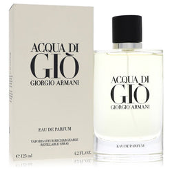 Acqua Di Gio by Giorgio Armani Eau De Parfum Refillable Spray 4.2 oz (Men)